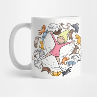 strong and independent woman cat lover Mug